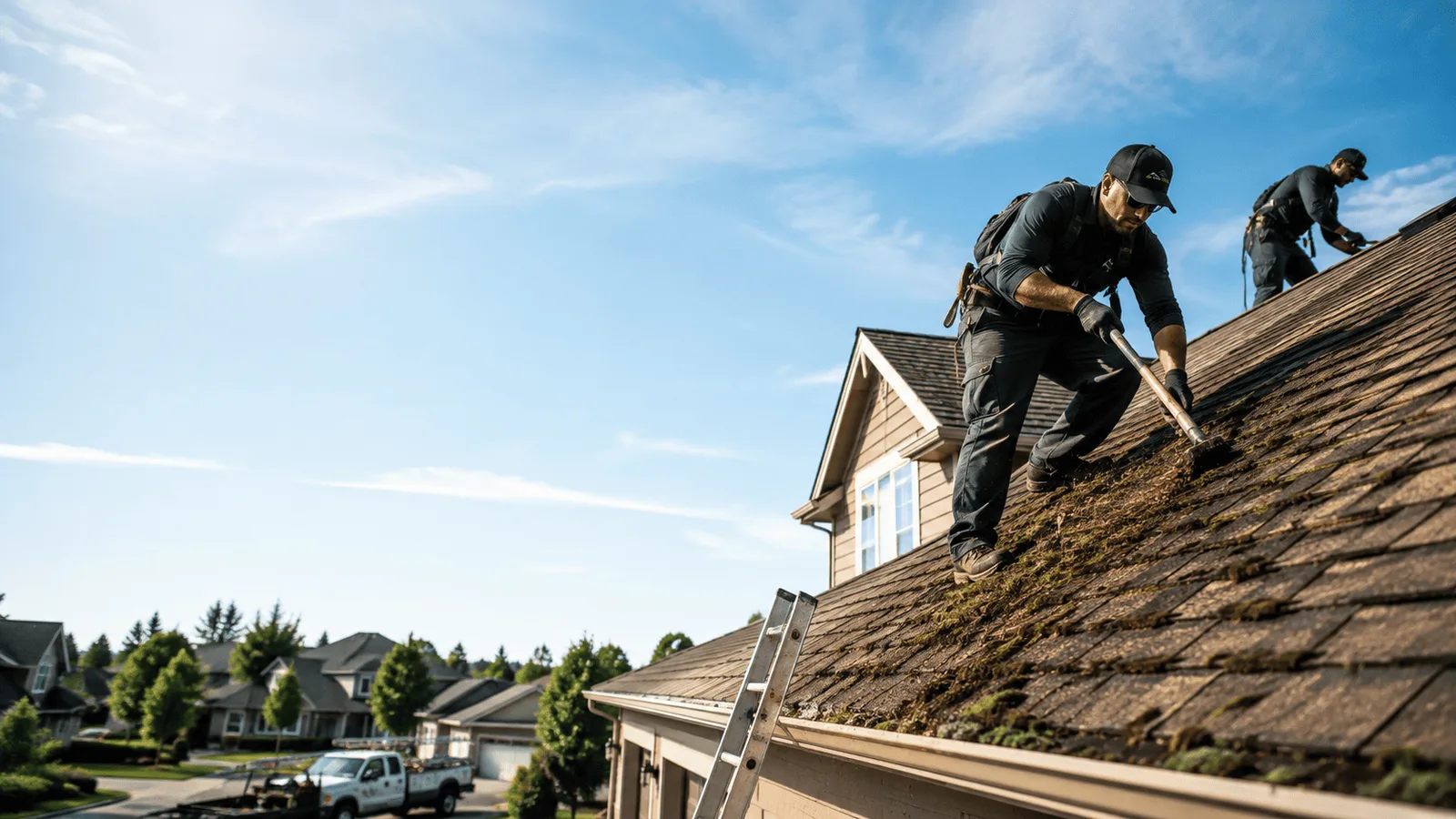 Roof Moss Removal in Mendham, NJ near me